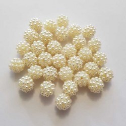 Perle Ronde 10 mm Blanc N°02