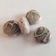 Perle ronde 27 mm plastique fantaisie serpent N°01