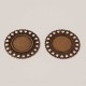 Support cabochon rond 18 mm N°03