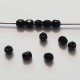 Perle Facette Ovale 04 x 04 mm N°03 Noir