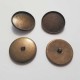 Supports cabochons de 20 mm bronze bouton