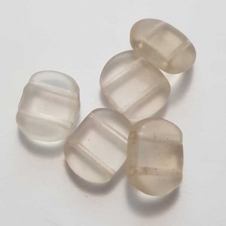 Perle verre Fantaisie 13 x 10 mm N°01