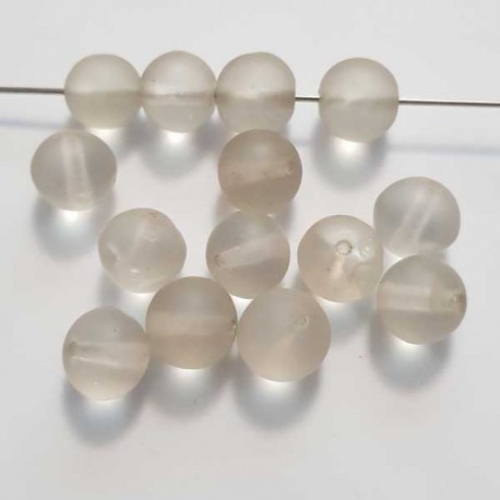 Perle verre Ronde 11 mm N°01