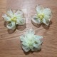 Lot 3 fleurs colorées Tissus Organza