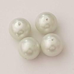 Perle Ronde 14 mm Blanc N°01
