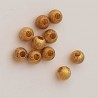 Perle Ronde 06 mm N°04 Doré