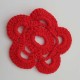 Fleur Au Crochet 90 mm