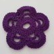Fleur Au Crochet 90 mm
