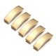 Passant courbé pour cuir 10 mm de large Doré ou Argent