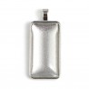 Support cabochons de 38 X 19 mm argent mat, pendentifs cabochons 2822