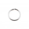 10 Anneaux de jonction ouvert 12 mm Inoxydable argent N°03
