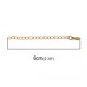 Chaîne d'extension pour collier bracelet en acier inoxydable 6 cm n°03