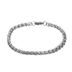 Bracelet en acier inoxydable 21.5 cm