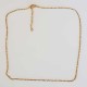 Collier N°19-02 en acier inoxydable 45 cm Doré