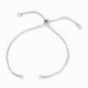 Bracelet Coulissant Acier Inoxydable Chaine N°02 Argent