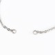 Bracelet Coulissant Acier Inoxydable Chaine N°02 Argent