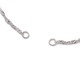 Bracelet Coulissant Acier Inoxydable Chaine N°06 Argent ou Doré