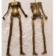 Corps de poupée en métal couleur Bronze 9 cm
