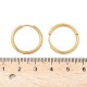 Support Boucle d'oreille Créole Huggie Acier Inoxydable Doré