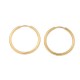 Support Boucle d'oreille Créole Huggie Acier Inoxydable Doré