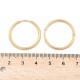 Support Boucle d'oreille Créole Huggie Acier Inoxydable Doré