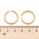 Support Boucle d'oreille Créole Huggie Acier Inoxydable Doré