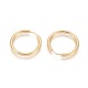 Support Boucle d'oreille Créole Huggie Acier Inoxydable Doré
