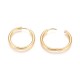 Support Boucle d'oreille Créole Huggie Acier Inoxydable Doré