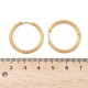 Support Boucle d'oreille Créole Huggie Acier Inoxydable Doré