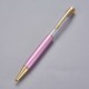 Stylo à décorer de perles tube vide à customiser doré rose nacré x 1 pièce