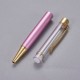 Stylo à décorer de perles tube vide à customiser doré rose nacré x 1 pièce