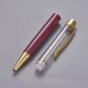 Stylo à décorer de perles tube vide à customiser doré vieux rose x 1 pièce