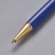 Stylo à décorer de perles tube vide à customiser doré bleu foncé 01 x 1 pièce