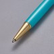 Stylo à décorer de perles tube vide à customiser doré turquoise x 1 pièce