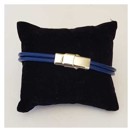 Bracelet cuir 03 mm Lisse ajustable au poignet