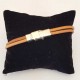 Bracelet cuir 03 mm Lisse ajustable au poignet