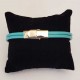 Bracelet cuir 03 mm Lisse ajustable au poignet