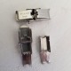 Fermoir clip griffe pour cuir 10 mm de large