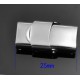 Fermoir clip griffe pour cuir 10 mm de large