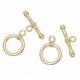 Fermoirs Toggle Plaqué Or 14K N°02