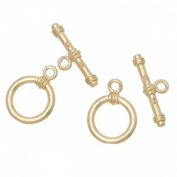 Fermoirs Toggle Plaqué Or 14K N°02