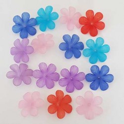 15 Fleurs de Guimauve 02 Lucites assortis
