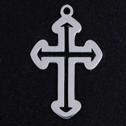 Breloque Croix Acier Inoxydable