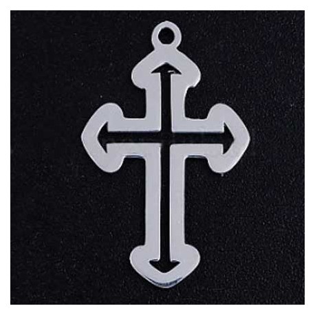 Breloque Croix Acier Inoxydable