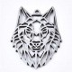 Breloque Loup Acier Inoxydable