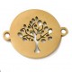 Connecteur Pendentif breloque Arbre De Vie N°01 en acier inoxydable