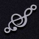 Connecteur Pendentif breloque Clé De Sol N°01 en acier inoxydable