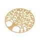Breloque Arbre De Vie 48x45 mm Acier Inoxydable