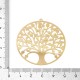 Breloque Arbre De Vie 48x45 mm Acier Inoxydable