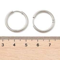 Support Boucle d'oreille Créole Huggie Acier Inoxydable